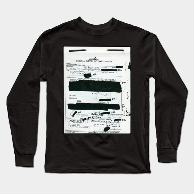 Lee Grant: Redacted Long Sleeve T-Shirt by Hope Runs High